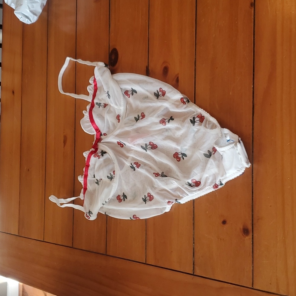NWOT Dolls kill sugar thrillz cherry mesh bodysuit 🍒